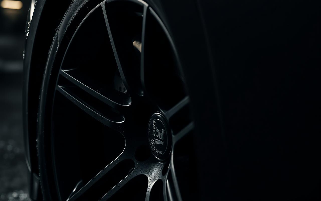 Close-up of the alloy wheel and bodywork