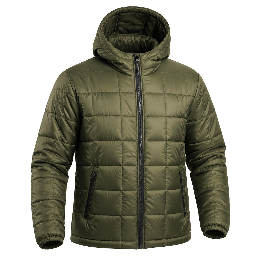Army Green Puffer Jacket